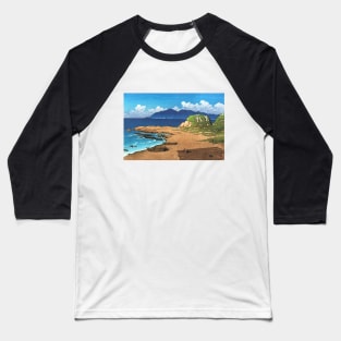 Mera in Boshu by Kawase Hasui Baseball T-Shirt